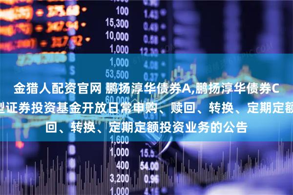 金猎人配资官网 鹏扬淳华债券A,鹏扬淳华债券C: 鹏扬淳华债券型证券投资基金开放日常申购、赎回、转换、定期定额投资业务的公告