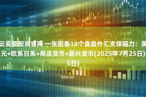 云资管配资官网 一张图看18个直盘外汇支撑阻力：美元+欧系日系+商品货币+新兴货币(2025年7月25日)